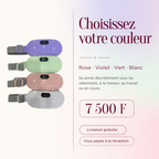 4 couleurs : rose, violet, vert, blanc