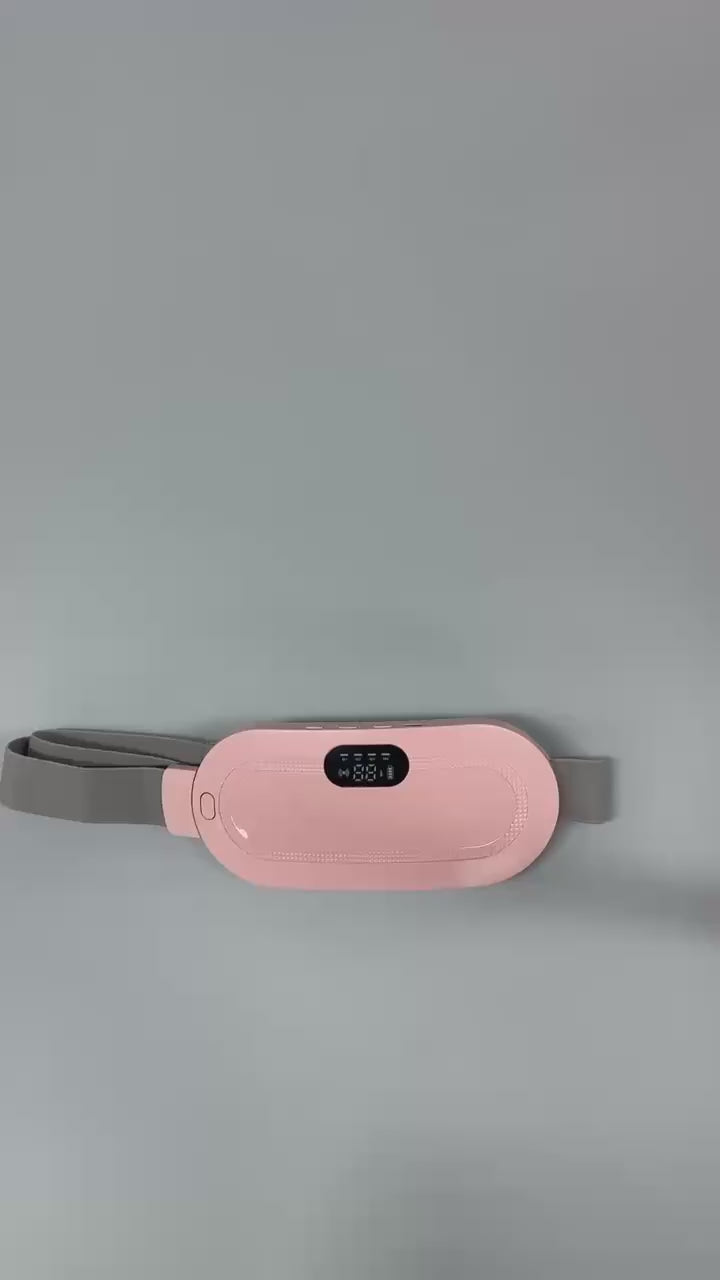 Vidéo réelle de la ceinture chauffante (écran LED, sangle, recharge)